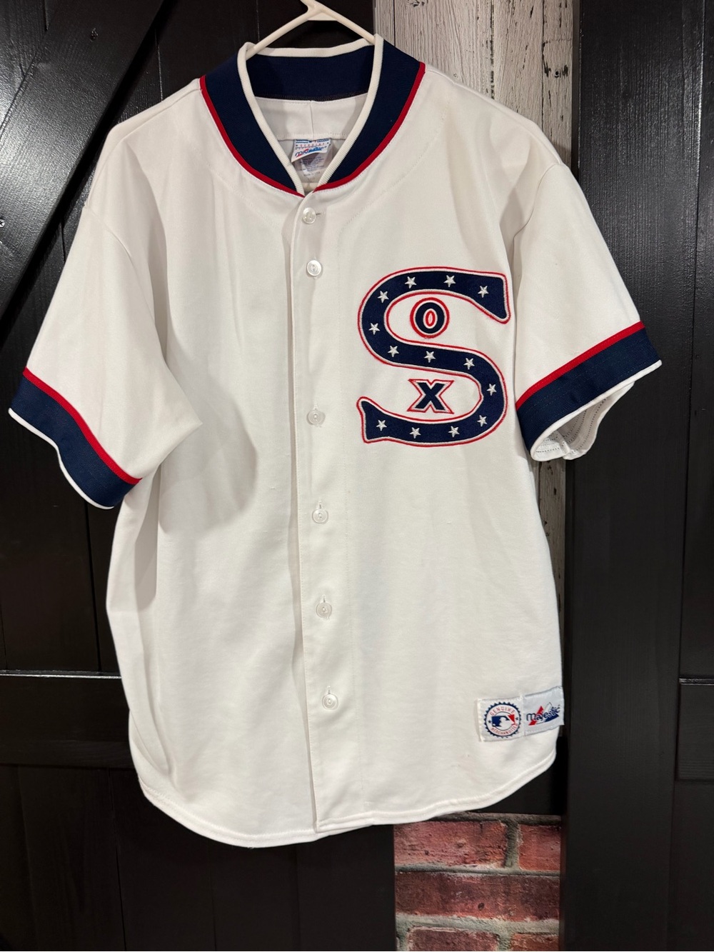 Vintage White Sox Baseball Jersey with 1917 style